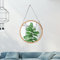 little dove Wandspiegel Rund Flur Spiegel Badspiegel mit Verstellbarer Lederband (45cm)
