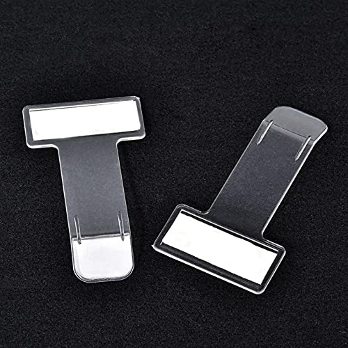 2 St Kunststoff Auto Windschutzscheibe Parkscheinhalter Transparent Auto Windschutzscheibe Ticket Halter