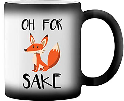 Oh For Fox Sake Funny fuck Black Magic Tasse Mug
