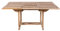 SAM Gartentisch Madera, Teakholz massiv, Ausziehtisch 120-170 x 120 cm, mit Schirmloch & Einlegeplatte, Holztisch für Garten, Wintergarten oder Terrasse, pflegeleichtes Unikat aus Massivholz