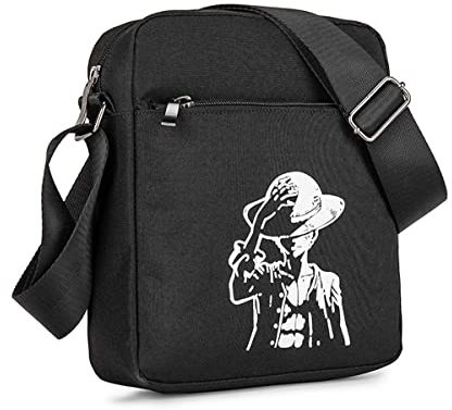 Luffy One Piece Daily Shoulder Sac à bandoulière Cross Body Cartable pour enfants
