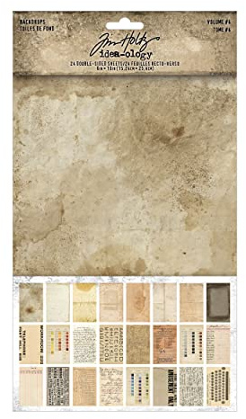 Idea-Ology Backdrops Double-Sided Cardstock 6X10 24/Pkg-Volume #4 TH94308