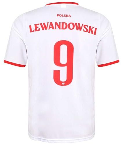 Polen Lewandowski Fußballtrikot - Kinder und Erwachsene - Jungen - Sportsachen - Geschenk - Sport t Shirt - Sportbekleidung - Größe XL