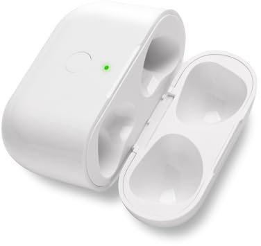 Compatible with Air Pods 3rd Gen Charging Case for Air Pods 3 Charger Cases Only with Bluetooth Button Pairing Sync Button Without Earbuds