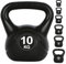 Panana Kettlebells Heavy Weight Kettle bell for Home Gym, Coated Heavy Weight Kettlebell Fitness, 6KG, 8KG, 10KG, 12KG, 14KG, 16KG (10, Kilograms)