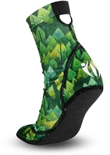 SportVerbindet Beachvolleyball Socken mit Kevlar Sohlen, langlebig und bequem, Beach Socken Beachsocks Volleyballsocken Strandsocken Sandfußball Herren und Damen, Neopren Kevlar Lycra