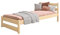 YOUKO Kinderbett 180x80 aus Kiefernholz - Montessori Bett Schlichten Stil - Kinder Bett für Jungen und Mädchen - Holzbett Kiefer Ohne Matratze