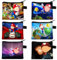 Lot de 6 Anime Student Wallet Zip Porte-Monnaie Cartoon Pochettes de Monnaie Convient Aux Garçons et Aux Filles pour Pièce de Monnaie Carte de Bus Carte D'identité