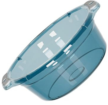 Dish Wash Basin, Thick Easy To Plastic Wash Basin Eco Friendly for Bathroom (2400ml)