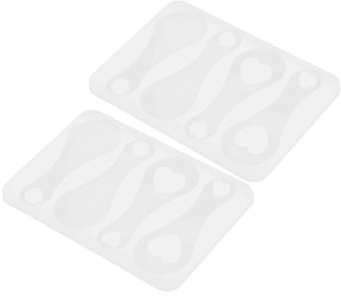 TEHAUX Moules De Moulage De Jetons De Chariot 2 Pièces Porte-Clés En Silicone Jeton Pièce De Monnaie Bricolage Panier De Courses Moules À Jetons Pour La Fabrication Artisanale De