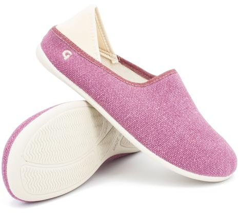 Gottstein Linen Slip-on für Damen & Herren - Stylischer Sommerschuh mit Rutschfester Gummisohle