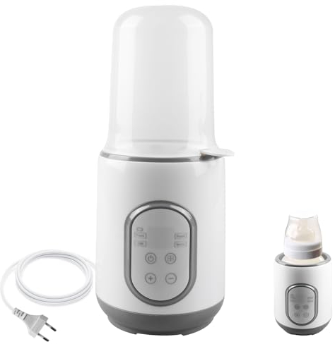 Flaschenwärmer Baby, Sterilisator für babyflaschen, Schnell-Flaschenwärmer, Milchflaschenwärmer für Babys, Baby Flaschenwärmer mit Temperaturregelung und Abschaltschutz