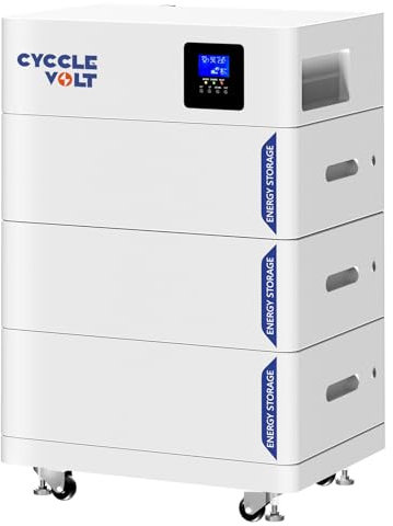 Batterie LiFePO4 48V 300Ah, Tout-en-Un 15kWh Lithium, Station électrique pour Balcon Entrée Solaire 5000W, Smart BMS intégré, Interface CAN/RS485, Plug&Play pour Stockage Photovoltaïque, Hors Réseau