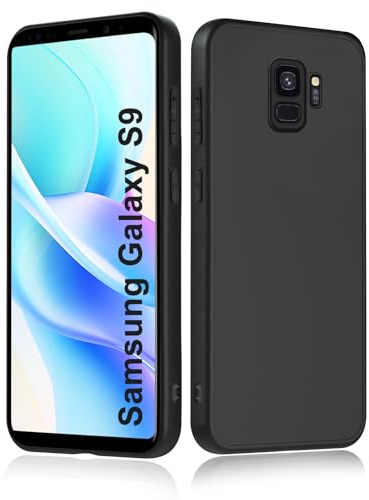 Simply Speakers Handyhülle für Samsung Galaxy S9 Hülle, Anti-Schock Handyhülle, Antikratzer, Anti-Rutsch Schutzhülle, Unterstützt kabelloses Laden, Anti-Fingerabdruck Case