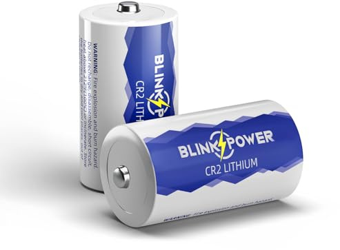 Blinkspower CR2 Battery 2 Pack, 900mAh CR2 3V Lithium Battery, 10-Year Shelf Life, Leak-Proof Design for Golf Range Finder, Detectors, Temperature Sensor【Disposable】