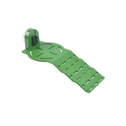 Plateforme de Baignade pour Rampe Sécurisée Îlot de Repos Zone Sèche Ventouses Anti‑Glisse Texture Camouflée Adaptée aux s et Amphibiens Aquariums, Color to 3, Petit