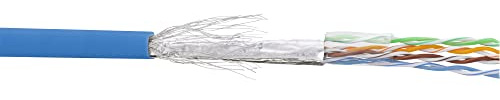 InLine 72099B Patchkabel Cat.5e, blau, SF/UTP, AWG26, PVC, 100m