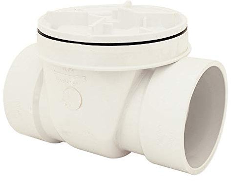 Canplas 223284W PVC Backwater Valve, 4-Inch