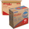 WypAll Wischtücher, X60, Industrielle Reinigungstücher, Hydroknit-Technologie, 1-lagig, 1 Zupfboxen x 126 Tücher, Weiß, 8376