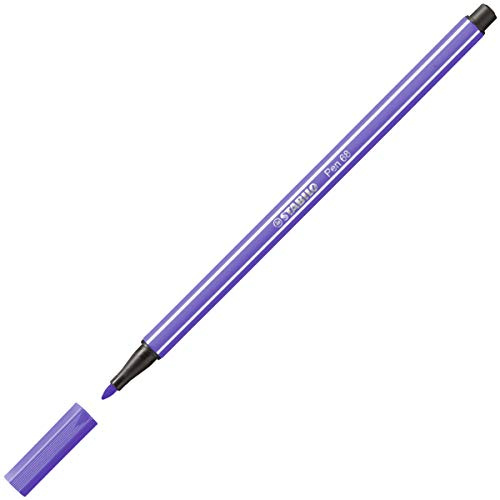 Stabilo Pen 68, 1 piece of Felt tip, Middle tip Violet Purple
