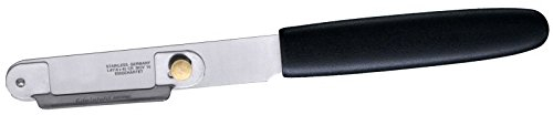 Professioneller Spargelschäler mit extra geschärfter und gehärteter Klinge in Solinger Spitzenqualität, verstellbare Schiene/Länge: 21 cm | ERK