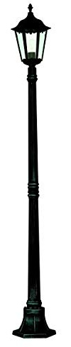 Searchlight 82508BK Alex Cast Aluminium Black Outdoor Post Lamp