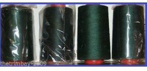 Bottle Green 103 Overlocking Sewing Machine Polyester Thread Four 5000 Yards Cone