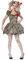 California Costumes Damen Voodoo-Dolly-Kostüm, Größe XS, Braun, Braun, M