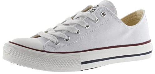 victoria Basket Unisex Tribu Lona & Puntera De Goma 106550 para Adulto Blanco 36