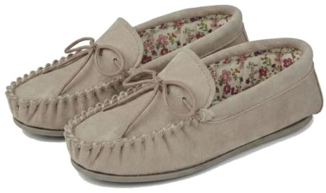Mokkers Ladies Real Suede Leather Moccasin with Hardwearing Sole | Hardwearing Sole