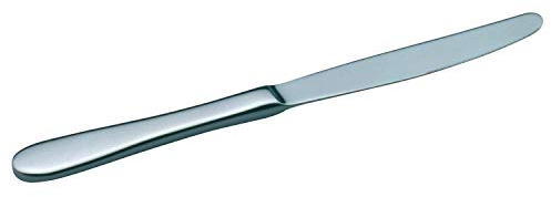 Piazza 310231 Roma Monoblock Tischmesser, 3 mm dick, 23,8 cm Länge, 12 Stück
