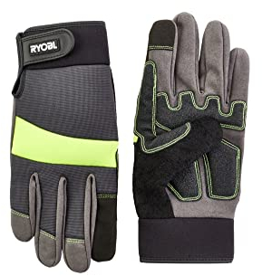 Ryobi 5132003273 rac811 m Guanti da giardinaggio rafforza e Touch, M