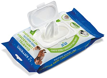Artero - Gants hygiéniques humides nettoyants pour animaux de compagnie