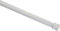 GARDINIA Spannstange, Metall-Stange, Ausziehbar, Montage ohne Schrauben und Bohren, Durchmesser 23/26 mm, Länge 130-220 cm, Weiß, Stahl