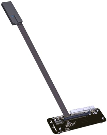 ADT-Link M.2-Stick, Unterstützung für externe NVMe-Grafikkarte mit PCIe3.0 X4 auf Thunderbolt 3, vertikales Montagekabel, PCI-Express-Adapter, EGPU-Adapter, 32 GB, für ITX STX NUC (50 cm)