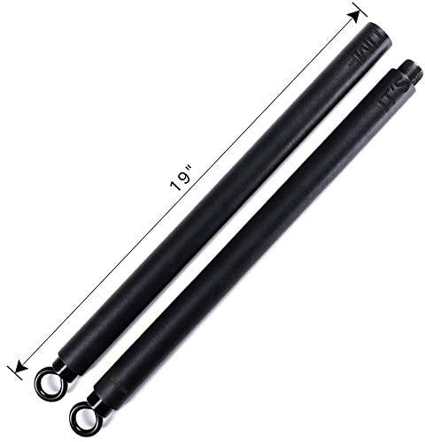 INNSTAR Heavy Duty Exercise Handles, Cable Machine Attachments Resistance Bands Handles with Solid ABS Core Grips Fitness Strap Stirrup Handle Cable Attachment Silicon Grip (Portable Bar-38)