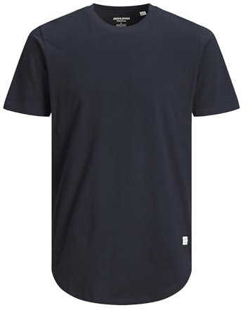 Jack & Jones Men's Jjenoa Tee Ss Crew Neck Ps T-Shirt, Blazer Navy, 2XL