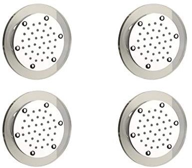 ATCO 4x Seitenbrause Massagedüse Dusche Wandbrause Brausekopf Unterputz Duschsystem Bad Wanddüse Duschbrause Düse Spray Wanddusche Brause 13 cm