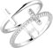 Purelei Ring Double Cross (Silber, 52)