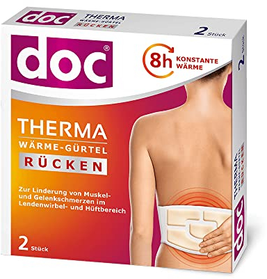 doc® THERMA WÄRME-GÜRTEL RÜCKEN 2Stk