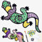 Mosaaro Kit di piastrelle a mosaico in vetro a forma di lucertola – Esclusiva arte fai da te in vetro per adulti e ragazzi – Regalo creativo per gli amanti del mestiere – Mosaici Home Decor