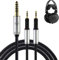 okcsc Replacement Cable for Audio-Technica ATH-R70x Headphone Cable 4 Core Braid OFC Cable 4.4mm Balanced Plug 6.5FT Length for ATH-R70x Headphones