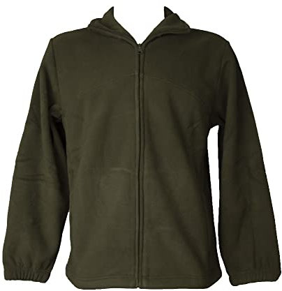 Campagnolo Felpa uomo DYNAMIC F.LLI pile invernale aperta con zip articolo 4B101-7, F728 Verde, XXXXL (4XL)