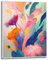 REINDERS Gerahmtes Bild, Dreamy Flowers, Wohnzimmer, Poster, Wanddeko, Room Decor, MDF, Mehrfarbig, 50x40cm