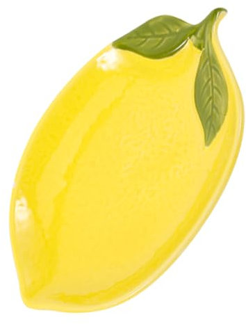 PRETYZOOM Keramik Zitronenteller Servierteller Für Zuhause Multifunktionaler Vorspeisenteller Snackgeschirr