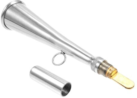 Tragbares Hun mit Volumen, tragbares Nebelhorn | Dose für Boot und Horn, sehr laute Lufthorn aus Edelstahl, Lufthorn für Camping Marine, lauter Klang für Boot kann