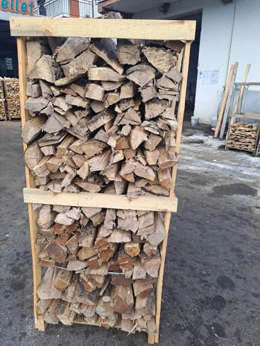 Legna da Ardere in Quercia, 40-45 cm, Prodotta in Italia, Bancale 100x80x170 cm