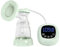Kikkaboo elektrische Milchpumpe Rhea Nippelset 180ml Flaschenvolumen Touchscreen, Farben:grün
