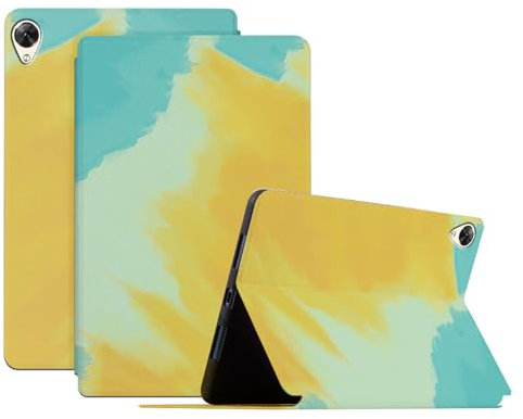 Genérico DayQiQiPu Funda para Huawei MediaPad M6 8,4 Pulgadas Acuarela Pintura Patrón PU cuer, Carcasa Tableta Flip de Soporte ultradelgada con Auto Reposo/Activación,04