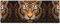 GGNKDL White-Whiskered Tiger Prints Gaming Mouse pad XXL Large Mouse Mat Long Extended Mouse Pad Desk Mat Antiscivolo Gomma Mouse Pad Cucito Bordo Sottile Pad 80 x 30 x 0,3 cm